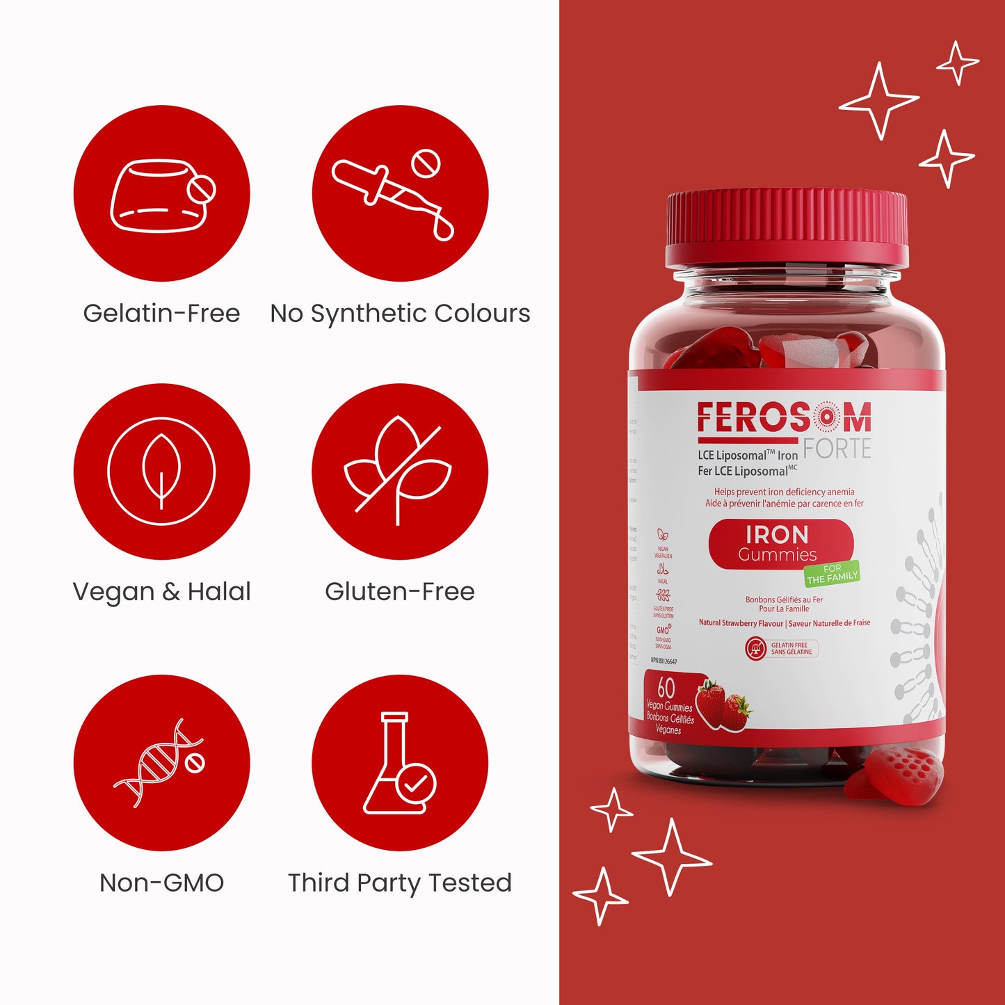 LCE Liposomal Iron Gummies - Launch Promotion